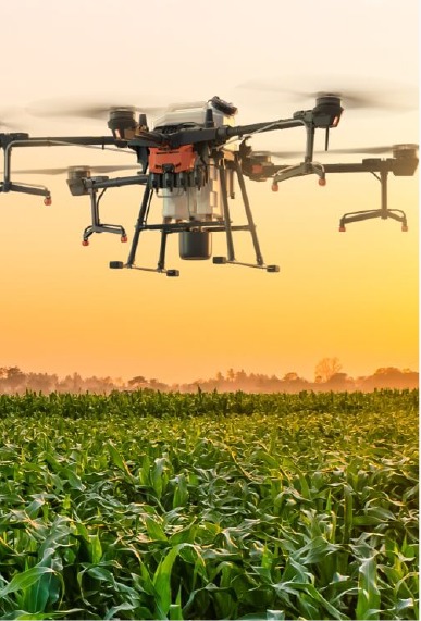 AGRAS T30 - Dron para agricultura de DJI con una carga de 30